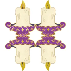 Serwetki papierowe świeczka Andrzejki Wróżki Magia 10 szt. 14,2 x 16,5 cm