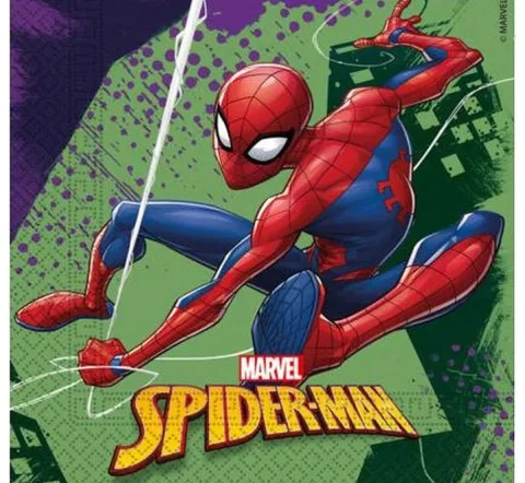 Serwetki Spiderman papierowe 33x33 cm 20 szt.