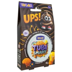 Smart plastelina TUBI - UPS - brązowa 50 g