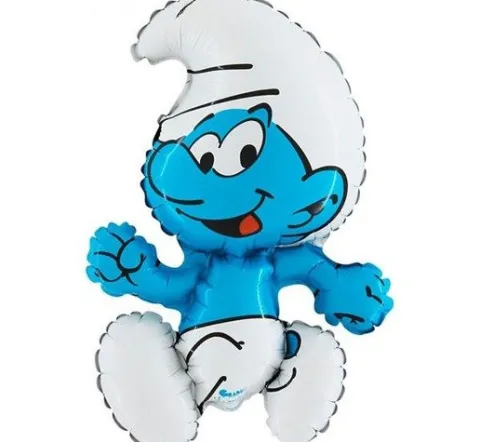 Smerfy Smerf balon foliowy 14''