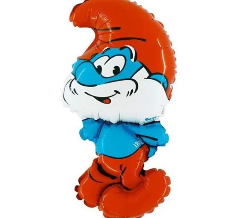 Smerfy Papa Smerf balon foliowy 14''