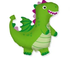 Smok zielony dinozaur balon foliowy 24"