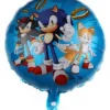 SONIC okrągły balon foliowy 18"