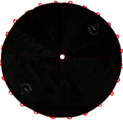Spadochron Animacyjny Halloween 3m czerwone uchwyty