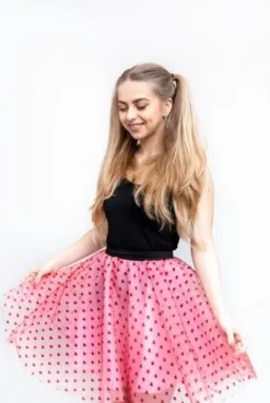 Spódnica tutu Serca czerwone rozmiary