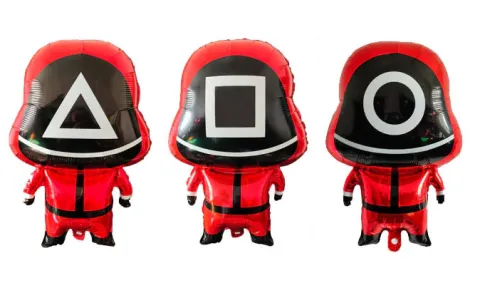 SQUID GAME balon foliowy ludzik 68 cm