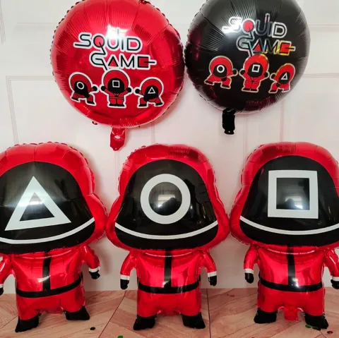 SQUID GAME balon foliowy ludzik 68 cm