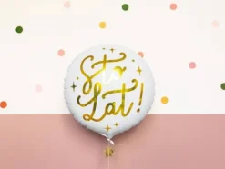 Sto lat! Balon foliowy 35 cm