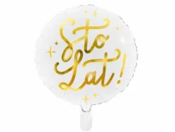 Sto lat! Balon foliowy 35 cm