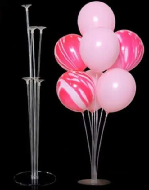 Stojak na balony stelaż Transparentny 70 cm