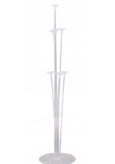 Stojak na balony stelaż Transparentny 70 cm