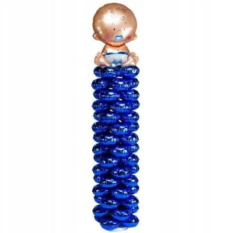 Stojak na balony Transparentny stelaż KOLUMNA 154 cm
