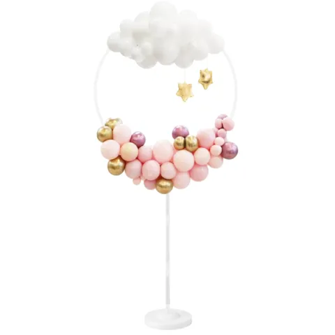 Stojak na balony Transparentny stelaż OKRĄGŁY 160 cm śr. 78cm