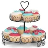 Stojak na muffinki babeczki 2 poziomy 24 cm