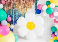 Stokrotka kwiatek balon foliowy 75x71 cm