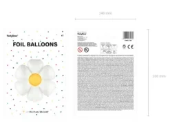 Stokrotka kwiatek balon foliowy 75x71 cm