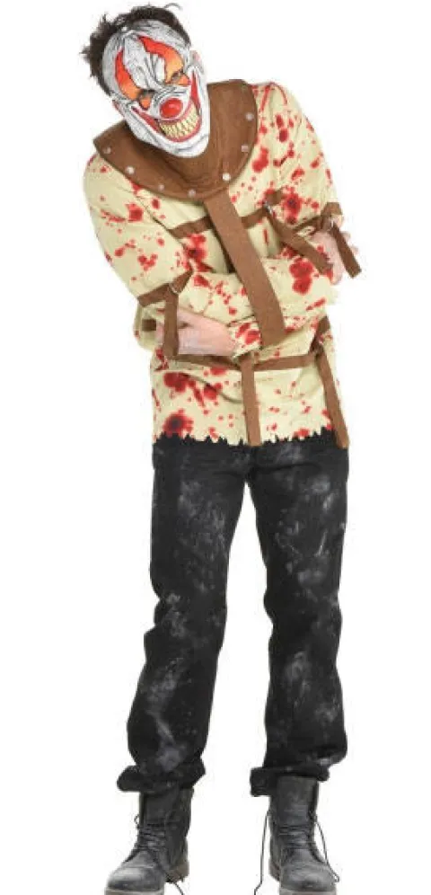 Strój dla dorosłych Klaun Psychopata kaftan halloween