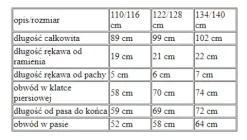 Strój dla dziewczynki ŚW. JADWIGA KRÓLOWA