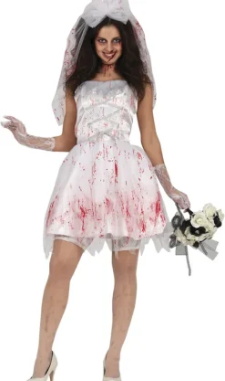 Strój damski Krwawa Panna Młoda Halloween