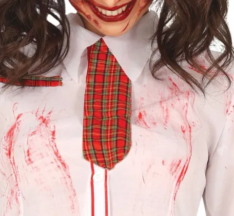Strój dla dorosłych UCZENNICA ZOMBIE damski