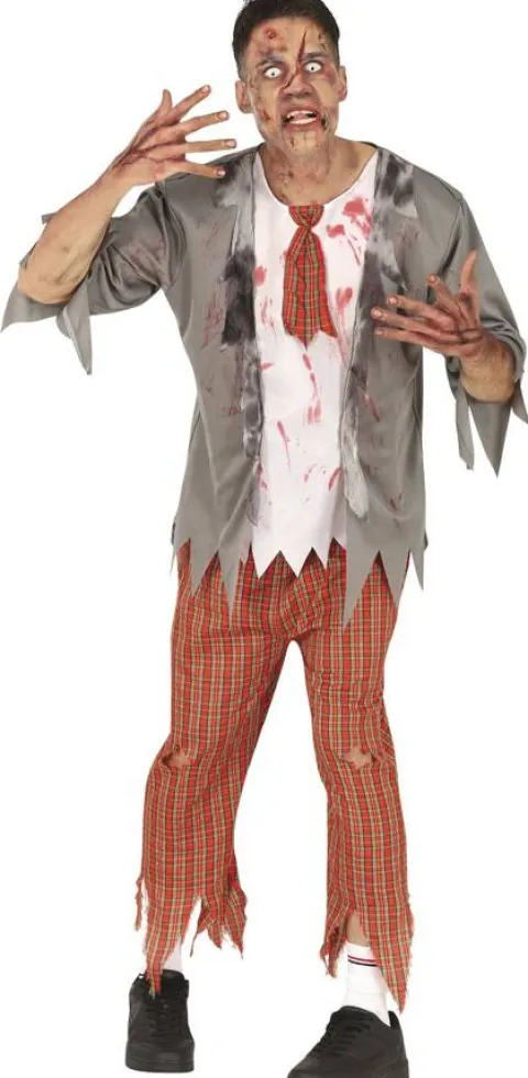 Strój dla dorosłych UCZEŃ ZOMBIE męski