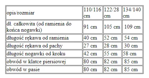 Strój GOŁĄBEK