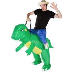 Strój kostium DMUCHANY dla dorosłych - DINOZAUR