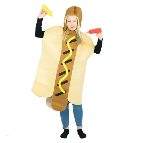 Strój kostium piankowy dla dorosłych HOT DOG