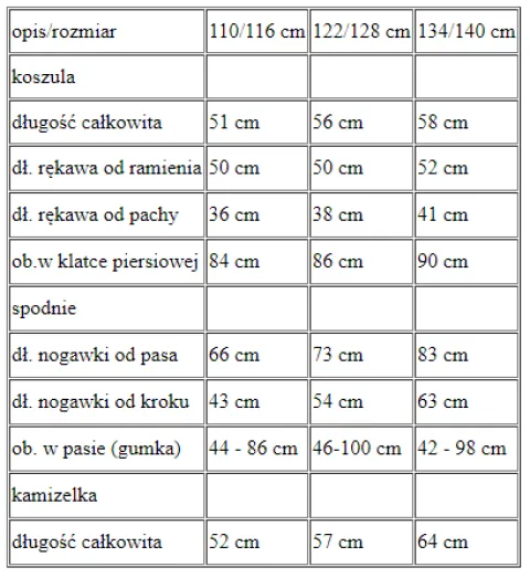 Strój KRAKOWIAK Paski
