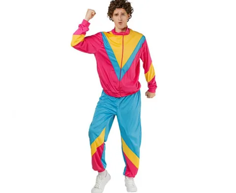 Strój męski dres DISCO lata 80'