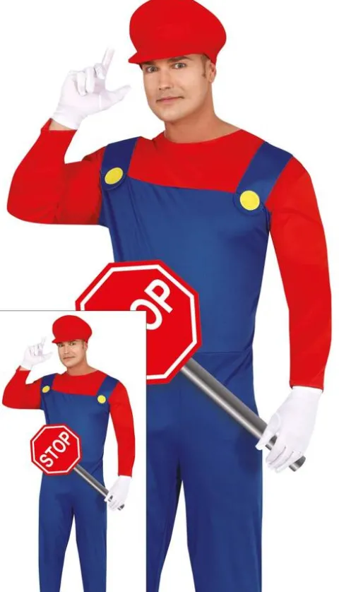 Strój męski Mario hydraulik