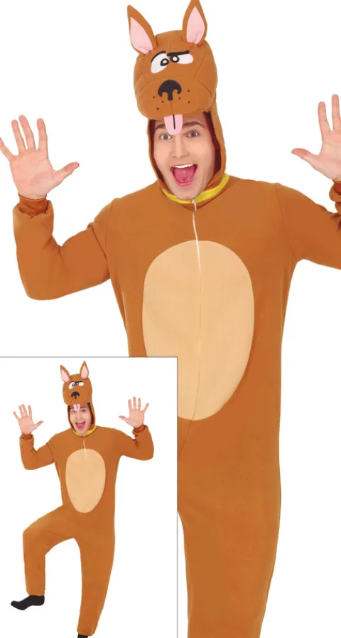 Strój męski pies brązowy Scooby Doo