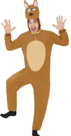 Strój męski pies brązowy Scooby Doo