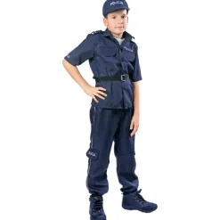 Strój POLICJANT dla dzieci granatowy