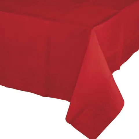 Stylowy obrus papierowy Czerwony 137 x 274 cm