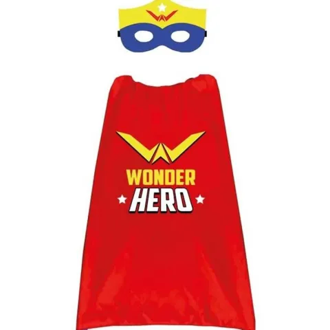 Superman Wonder Hero strój dla dzieci zestaw peleryna maska