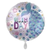 Syrenka Happy Birthday balon foliowy okrągły 18 cali
