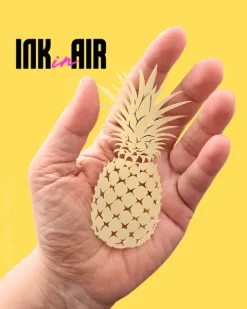 Szablon do aerografu do malowania ciała Ananas