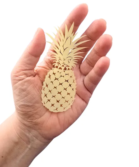 Szablon do aerografu do malowania ciała Ananas