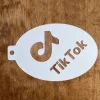 Szablon do malowania twarzy i ciała #F33 Tik Tok Owalny