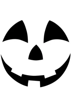 Szablony do wycinania dyni dekoracja Halloween 10 szt.