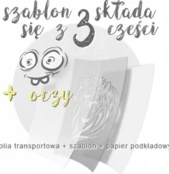 Szablony do tatuaży brokatowych zestaw startowy - Zwierzęta 2
