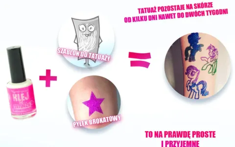 Szablony do tatuaży brokatowych zestaw startowy - Sportowe