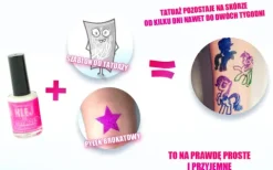 Szablony do tatuaży brokatowych zestaw startowy - Symbole