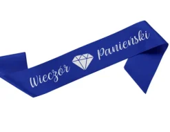 Szarfa satynowa WIECZÓR PANIEŃSKI (różne kolory)