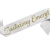 Szarfa satynowa ZASŁUŻONY EMERYT emerytura