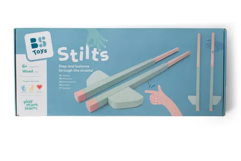 Szczudła cyrkowe drewniane dla dzieci 110 cm BS Toys