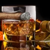 Szklanka na whisky i cygaro