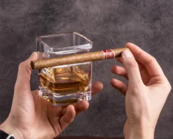 Szklanka na whisky i cygaro