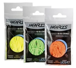 Sznurek do Yoyo 6 szt kolor ŻÓŁTY fluo